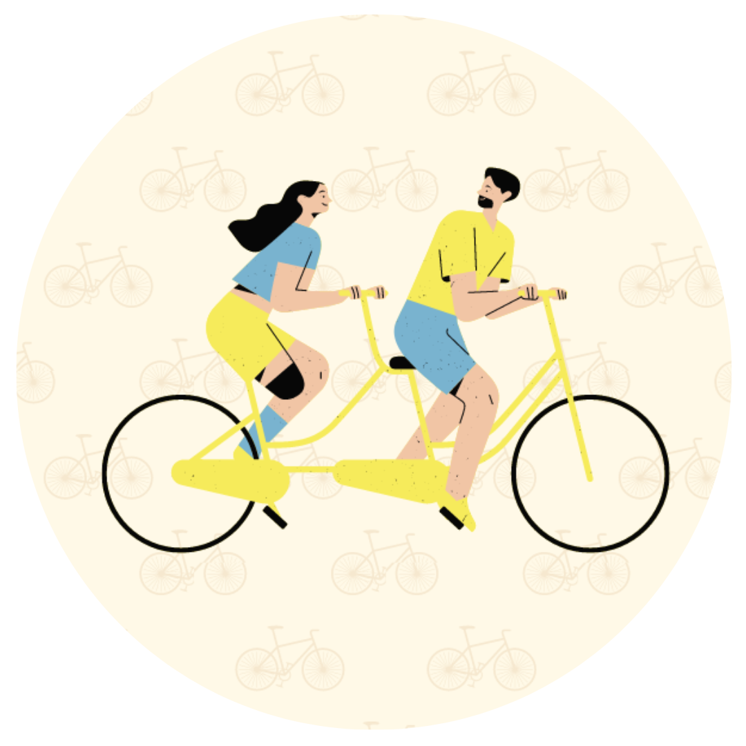 Tandem cykel