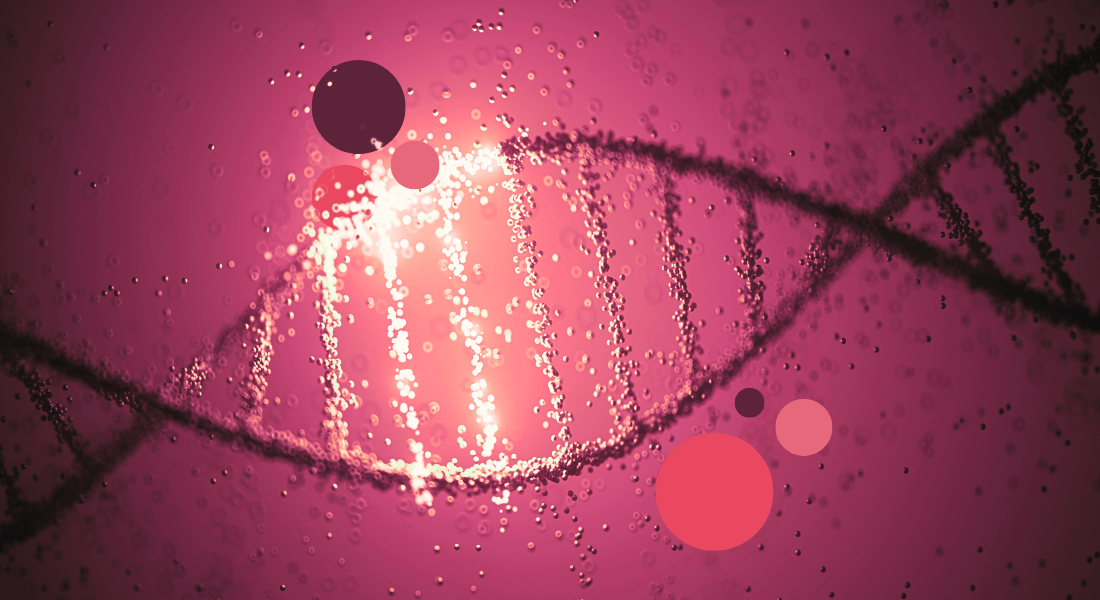 Illustration af DNA Illustration af DNA