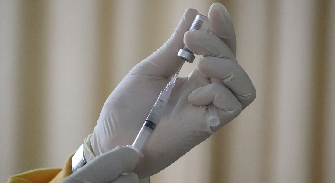 A member of the public who is being vaccinated.