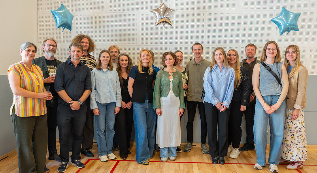 Gruppefoto af dimittender.