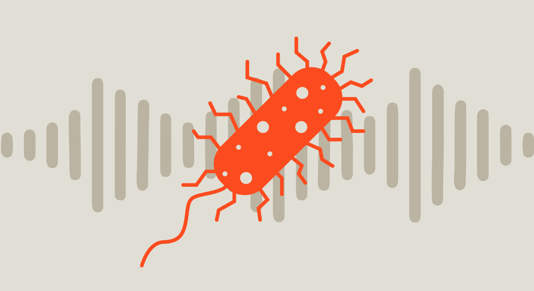 The sound of microbes